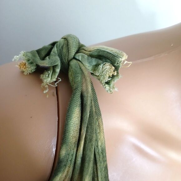 Gypsy Rose Women's Tie Die Hippie Boho Dress Top Cut Tied Shoulder Straps Summer - Picture 5 of 10